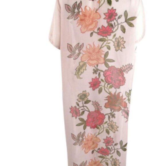 Vince Camuto Women's Floral sheer Portrait Panel Long Tunic Sz. XS NWT - Picture 3 of 4